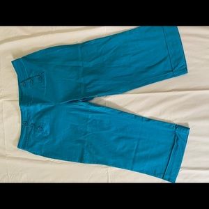 New York & Company Stretch Button Up Capris Pants